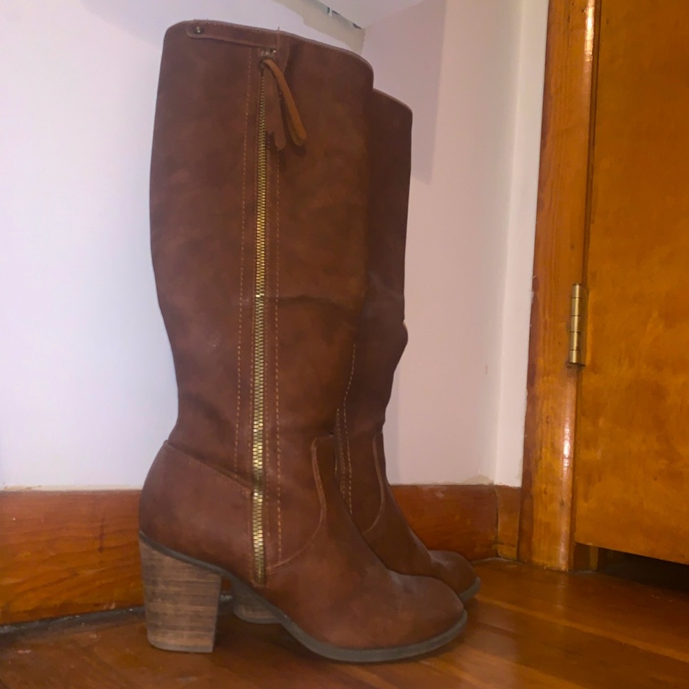 Brown Knee High Boots